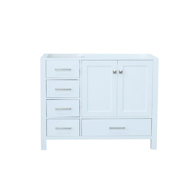 Cambridge 36 in. W Vanity Cabinet Only in White - Super Arbor