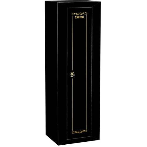 Sentinel Gun Case Key Sentinel 10 Gun Security Cabinet with Key Lock, Black, 53