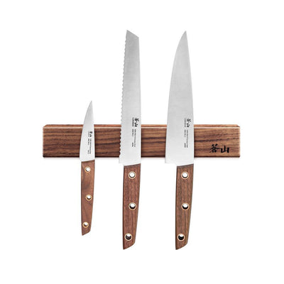 Walnut Wood 12 in. Magnetic Knife Bar - Super Arbor