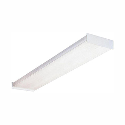 SB 2 32 120 GESB 4 ft. Wraparound Fluorescent Ceiling Fixture - Super Arbor