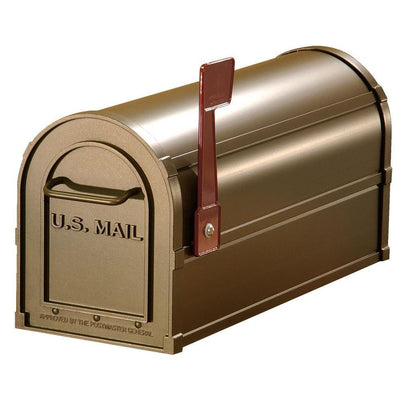 4800 Series Post-Mount Antique Rural Mailbox - Super Arbor