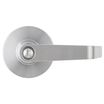 Commercial 2-3/4 in. Satin Chrome Heavy Duty Privacy Bed/Bath Door Lever - Super Arbor