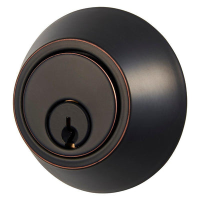 Commercial Aged Bronze Keyed Entry Knob Combo Pack with Single Cylinder Deadbolt - Super Arbor