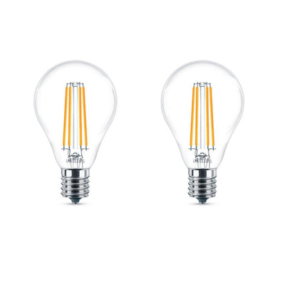 Philips 60-Watt Equivalent A15 Dimmable LED Light Bulb Soft White (2-Pack) - Super Arbor