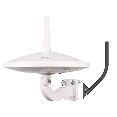 UFO 720 Dual-Omni Reception Outdoor HDTV Antenna with Smartpass Includes Pole Mount - Super Arbor