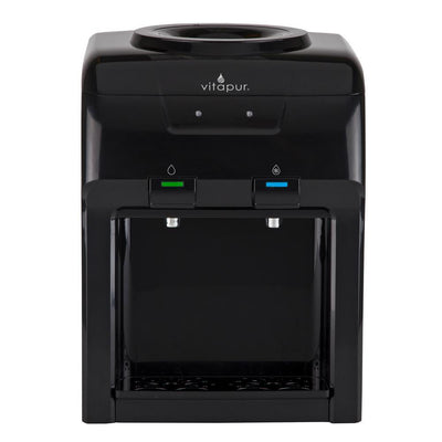 3-5 Gal. Cold/Room Temperature Countertop Water Cooler Dispenser in Black - Super Arbor