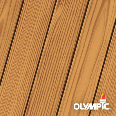 Olympic Elite 3 gal. Mahogany Blaze Woodland Oil Transparent Advanced Exterior Stain and Sealant in One - Super Arbor