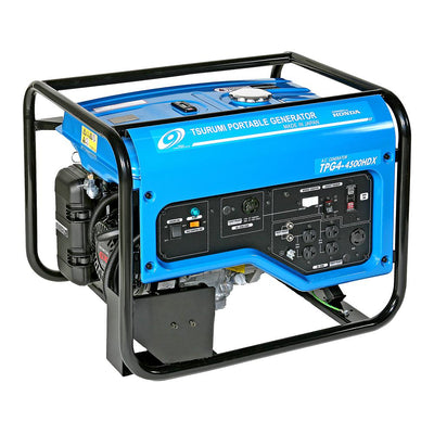 TSURUMI PUMP 3,600 Watt Gasoline Powered Portable Blue Generator with GFCI Protection and Honda GX240 Engine - Super Arbor