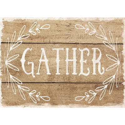 MHF Home Gather Brown 18 in. W x 13 in. L Polypropylene Placemat Set (4-Pack) - Super Arbor