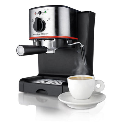 2-Cup Stainless Steel Automatic Espresso Machine with Milk Frother - Super Arbor