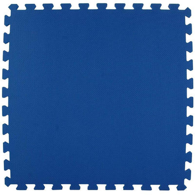 Greatmats Economy Foam Blue 2 ft. x 2 ft. x 1/2 in. Interlocking Puzzle Floor Tiles (Case of 20)