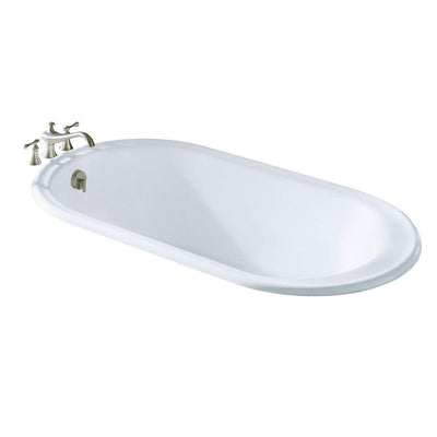 Iron Works 5.5 ft. Reversible Drain Bathtub in White - Super Arbor