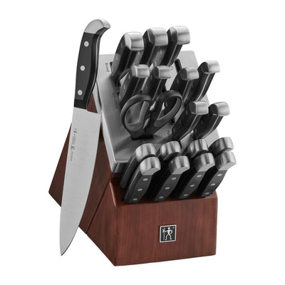 Statement 20-Piece Self-Sharpening Knife Block Set - Super Arbor