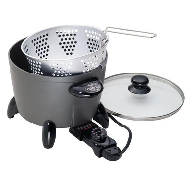 Options 6 Qt. Dark Gray Electric Multi-Cooker - Super Arbor