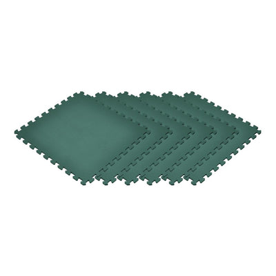 Norsk Dark Green 24 in. x 24 in. x 0.47 in. Foam Interlocking Floor Mat (6-Pack)