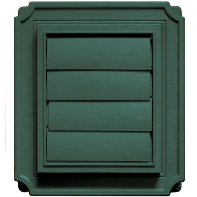Scalloped Exhaust Siding Vent #028-Forest Green - Super Arbor