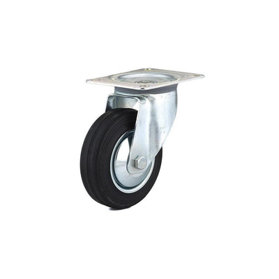 3-15/16 in. black Swivel Without Brake plate Caster, 154.4 lb. Load Rating - Super Arbor