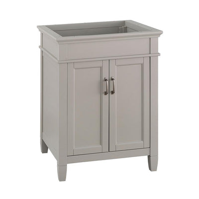 Ashburn 24 in. W x 21.63 in. D Vanity Cabinet in Grey - Super Arbor