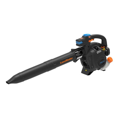 Lawnmaster NO-PULL 200 MPH 370 CFM 26cc Gas with Electronic Start Handheld Leaf Blower