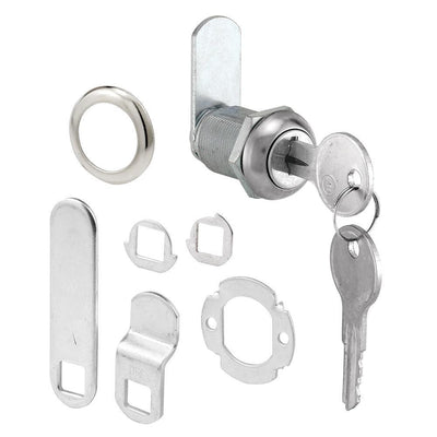 9/16 in., Diecast and Steel, Stainless Steel finish, Drawer and Cabinet lock - Super Arbor