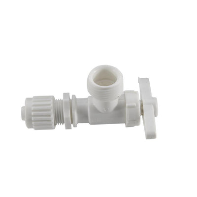 1/2 in. Plastic PEX Compression x 3/4 in. Male Hose Thread Washing Machine Valve - Super Arbor