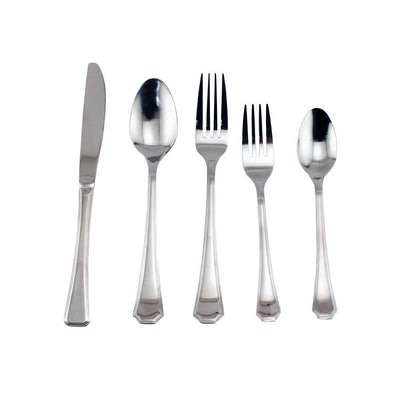 Everyday Flatware Stainless Steel Kitchen Utensil Set (Set of 20) - Super Arbor