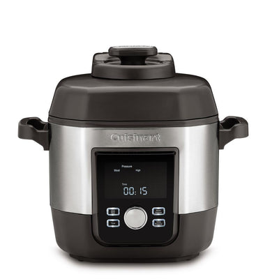 6 Qt. Electric Stainless Steel High-Pressure Pressure Cooker - Super Arbor