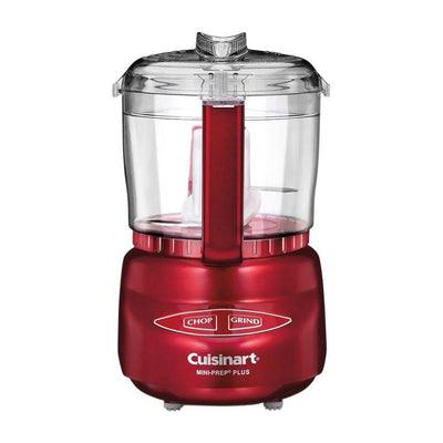 Mini-Prep Plus 3-Cup Metallic Red Food Processor - Super Arbor