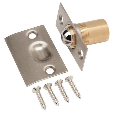 Satin Nickel Latch Adjustable Ball Catch - Super Arbor