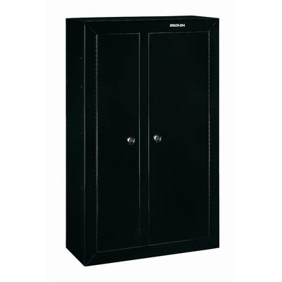 10-Gun Black Double Door Security Cabinet - Super Arbor