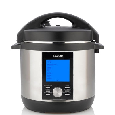 LUX LCD 4 Qt. Stainless Steel Electric Pressure Cooker with Stainless Steel Cooking Pot - Super Arbor