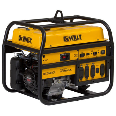 DEWALT 5300-Watt Gasoline Powered Manual Start Portable Generator with Honda Engine - Super Arbor