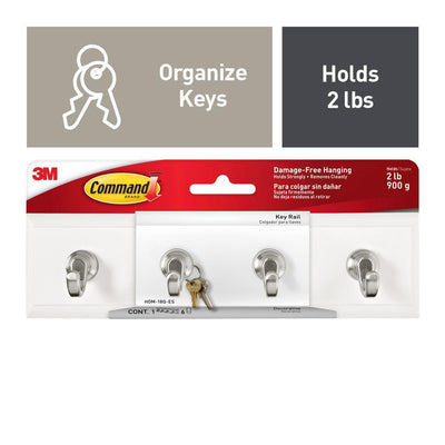 Small Quartz Key Rail Hook - Super Arbor