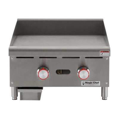 Commercial 24 in. Thermostatic Countertop Griddle - Super Arbor