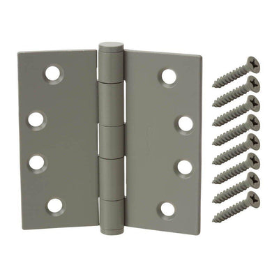 4-1/2 in. x 4-1/2 in. Oil-Rubbed Bronze Commercial Grade Door Hinge - Super Arbor