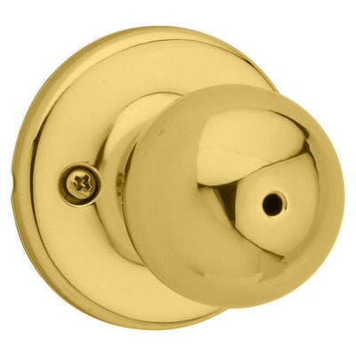 Brass Polo Polished Bed/Bath Door Knob with Microban Antimicrobial Technology - Super Arbor