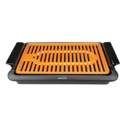 31 sq. in. Black 1,000-Watt Indoor Electric Copper Grill - Super Arbor