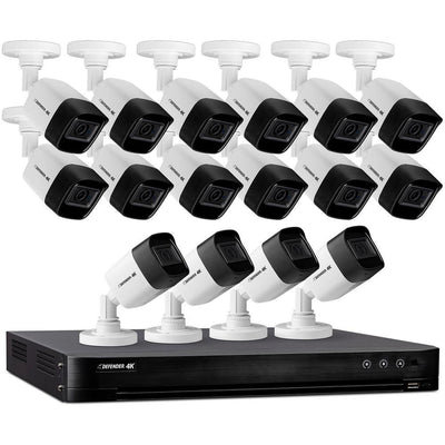 Ultra HD 4K (8MP) 16 Channel 4TB DVR Security Camera System with Remote Viewing and 16 Cameras - Super Arbor