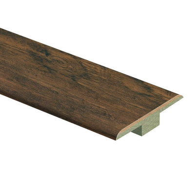 Saratoga Hickory Handscraped 7/16 in. Thick x 1-3/4 in. Wide x 72 in. Length Laminate T-Molding - Super Arbor