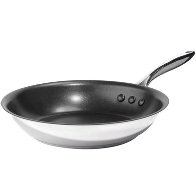 Earth Pan ETERNA 10 in. Stainless Steel Nonstick Frying Pan in Black Interior - Super Arbor