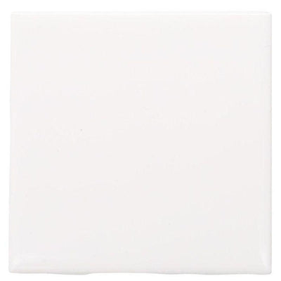 Daltile Semi-Gloss White 4-1/4 in. x 4-1/4 in. Ceramic Wall Tile (12.5 sq. ft. / case) - Super Arbor