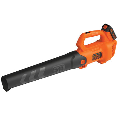 BLACK+DECKER 90 MPH 320 CFM 20V MAX Lithium-Ion Handheld Axial Blower with (1) 2.0Ah Battery and Charger Included - Super Arbor