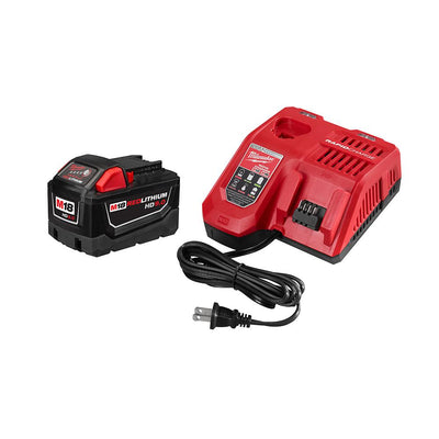 M18 18-Volt Lithium-Ion High Demand Battery Pack 9.0Ah and Charger Starter Kit - Super Arbor