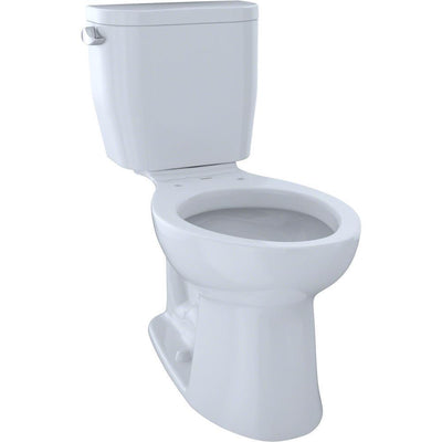 Entrada 2-Piece 1.28 GPF Single Flush Elongated Toilet in Cotton White - Super Arbor