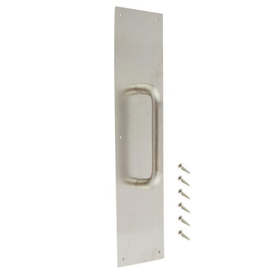 4 in. x 16 in. Stainless Steel Pull Plate - Super Arbor