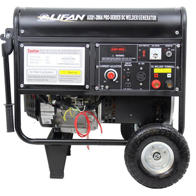 LIFAN Pro-Series WeldPro Portable 200A DC Arc Welder with 4,500/4,000-Watt Generator Gas Powered Portable Generator - Super Arbor