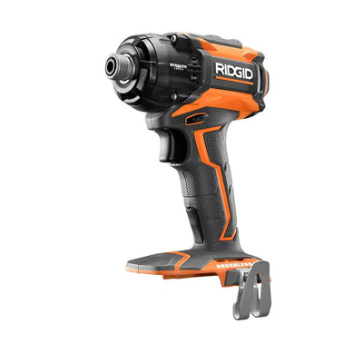 18-Volt Lithium-Ion Brushless Cordless 1/4 in. 3-Speed STEALTH FORCE Impact Driver (Tool Only) - Super Arbor