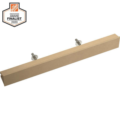 Inclination 2 in. to 8-13/16 in. (51 mm to 224 mm) Champagne Bronze Adjustable Drawer Pull - Super Arbor