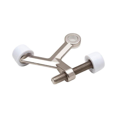 Satin Nickel Light Duty Hinge Pin Door Stop - Super Arbor