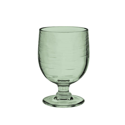 10.5 oz. 6-Piece Cordoba Recycled Green Stacking Goblet Set - Super Arbor